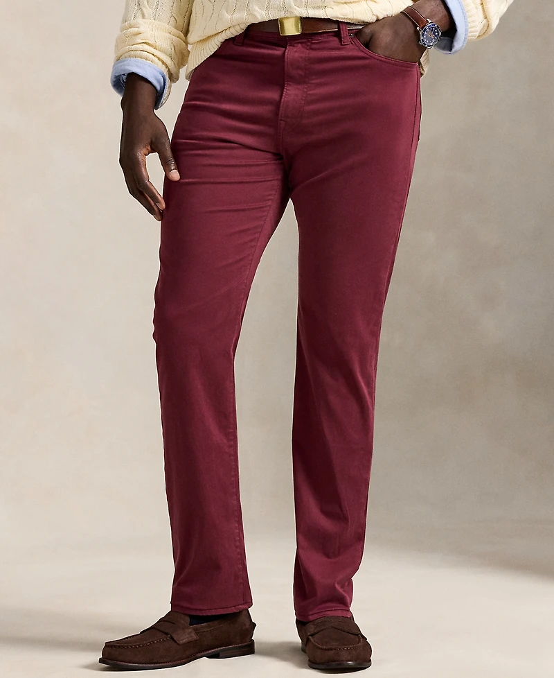 Polo Ralph Lauren Men's Big & Tall Varick Slim Straight Stretch Sateen Pants