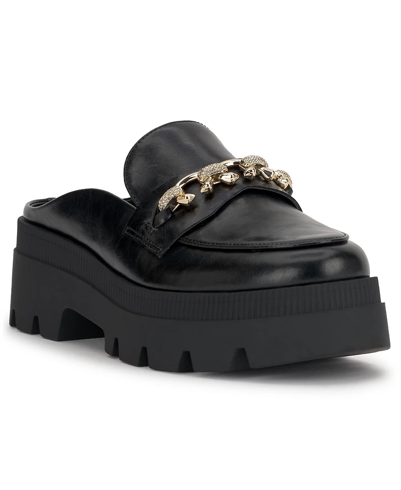 Jessica Simpson Women's Undelie Lug Sole Loafer Mules