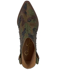 Jessica Simpson Women's Zadie Pull-On Western Booties