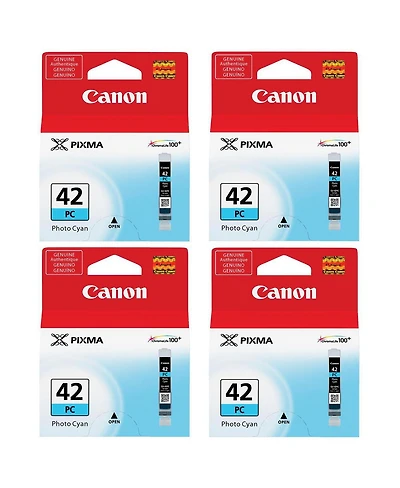 Canon Cli-42 Photo Cyan Ink Cartridge, 4-Pack