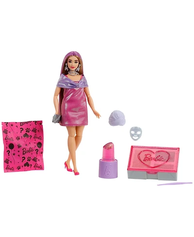 Barbie Party Unboxed Glam Party Series Sparkle Doll Accessories with 10 Surprises