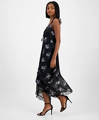 And Now This Women's Textured Slip Dress, Macy's Exclusive