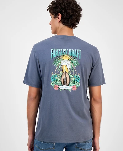 Tommy Bahama Men's Short Sleeve Fantasy Draft Graphic T-Shirt