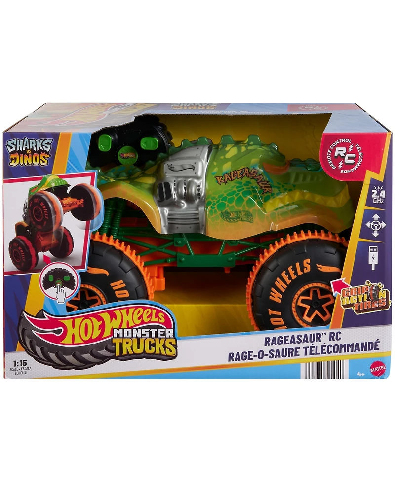 Hot Wheels Monster Trucks Rc Rageasaur Toy Truck