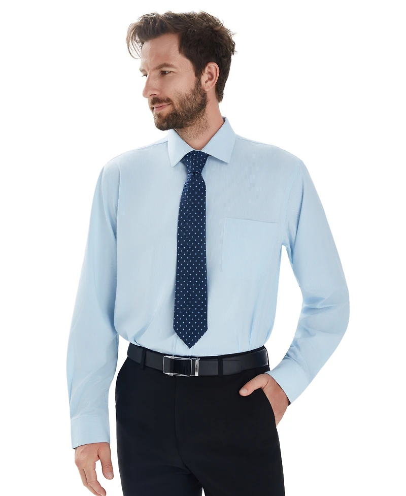 Club Room Men's Medium Gingham Dress Shirt, Macy's Exclusive
