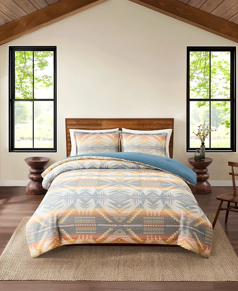Pendleton Mystic Lake Cotton 3-Pc. Comforter Set, Full/Queen