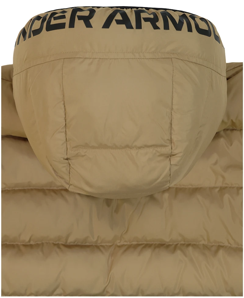 Under Armour Big Boys Pronto Color Block Full Zip Puffer Jacket
