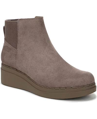LifeStride Women's Dubliner Wedge Zip Short Boots