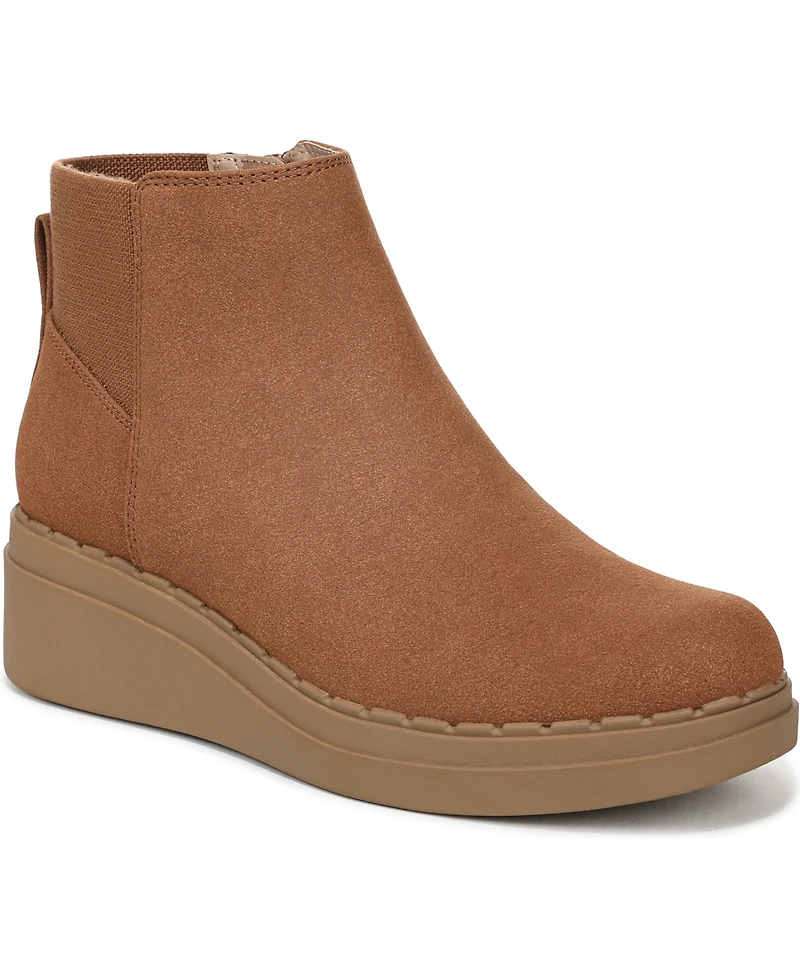LifeStride Women's Dubliner Wedge Zip Short Boots