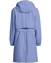 Lands' End Plus Squall Packable Long Raincoat