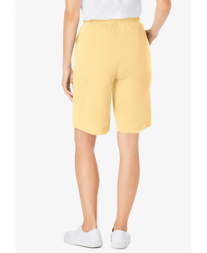 Woman Within Plus 7-Day Knit Short