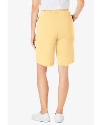 Woman Within Plus 7-Day Knit Short