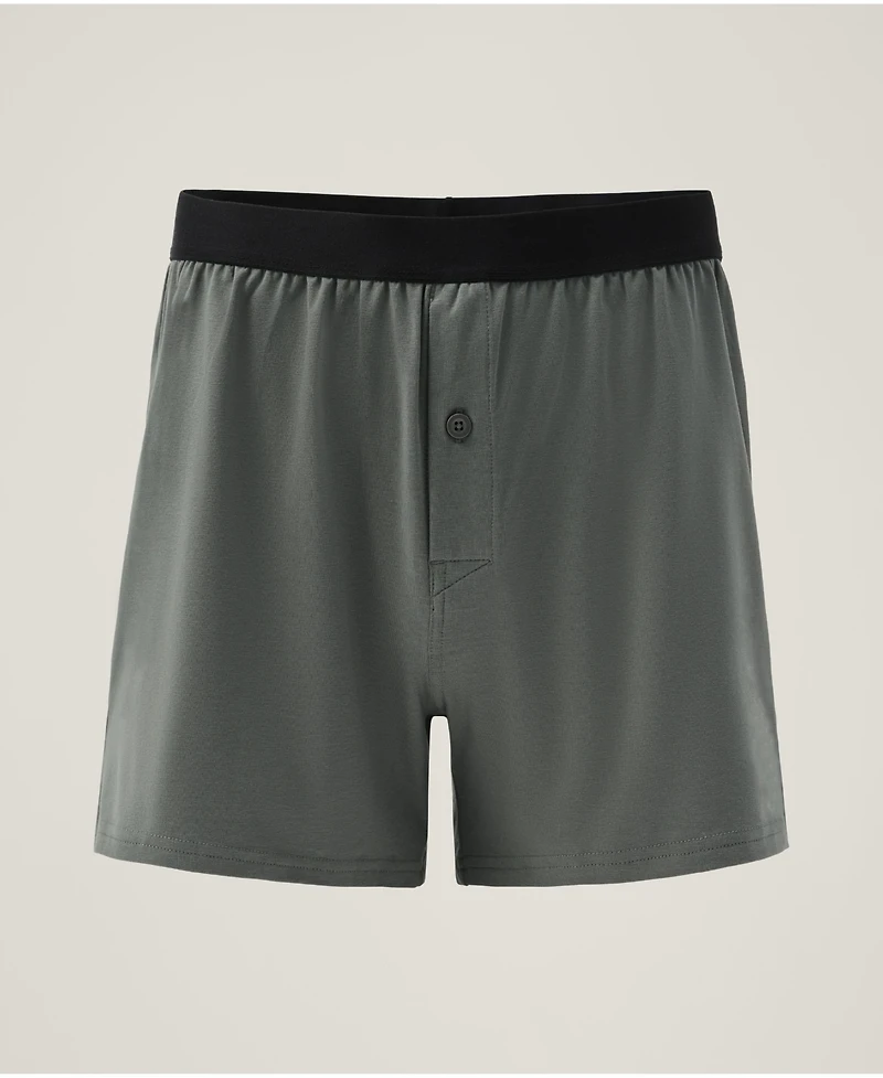 Pact Men's Organic Cotton Everyday Knit Boxer 4-Pack