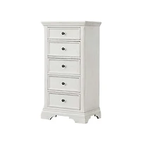 Westwood Design Olivia Traditional Wood Pier Chest in Brushed White