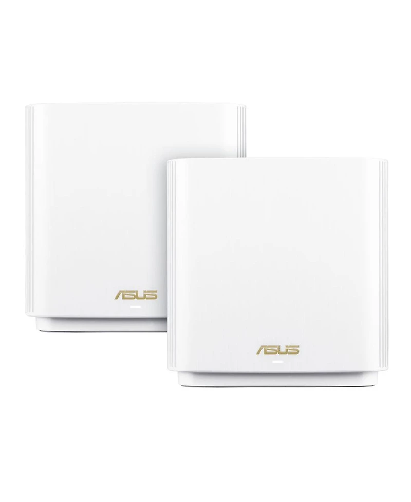 Asus ZenWiFi ET8 AX6600 Wireless Tri-Band Gigabit Mesh Wi-Fi System, White, 2-Pack