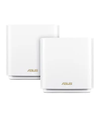 Asus ZenWiFi ET8 AX6600 Wireless Tri-Band Gigabit Mesh Wi-Fi System, White, 2-Pack