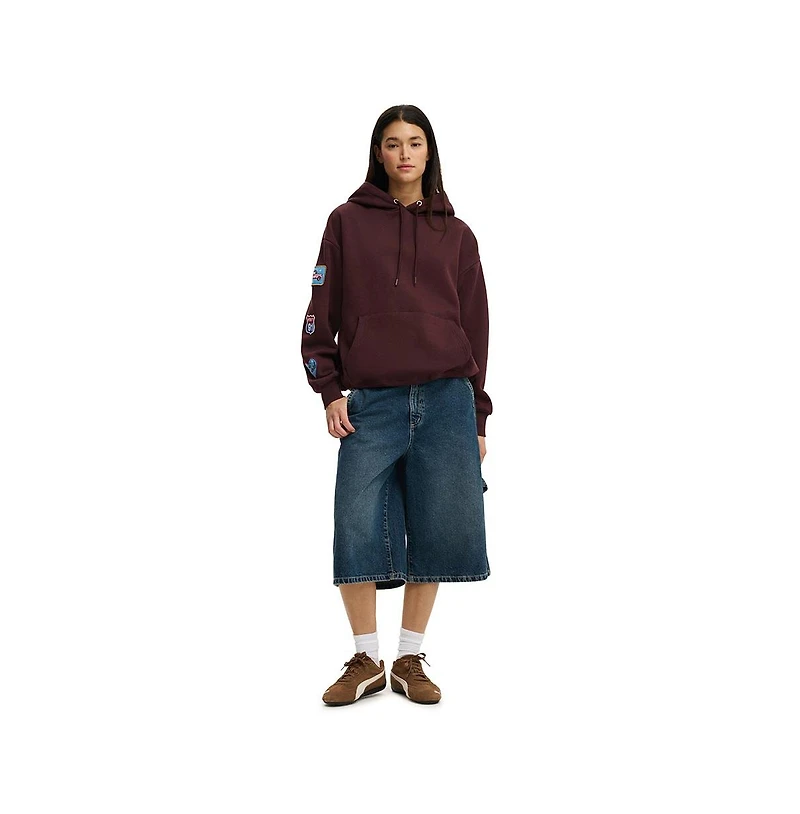 Cotton On Women's Premium Oversized Graphic Hoodie