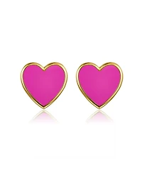 Anna Zuckerman Petit Love Studs in Rose