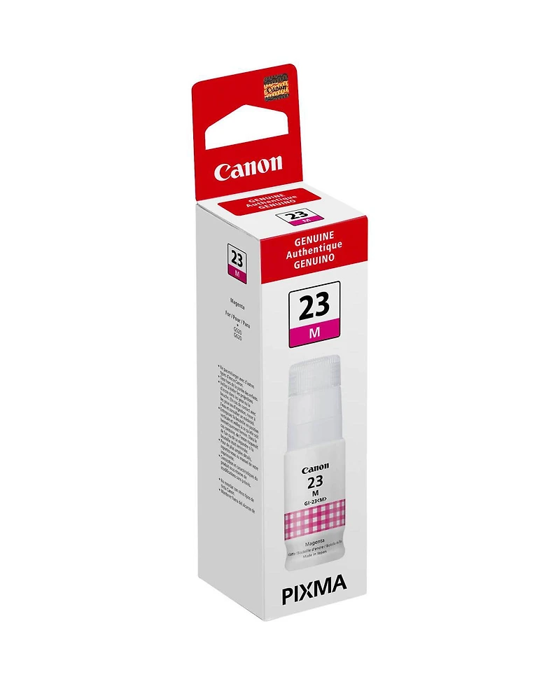 Canon Gi-23 Magenta Ink Bottle for Pixma G620 Wireless MegaTank Photo All-In-One Inkjet Printer