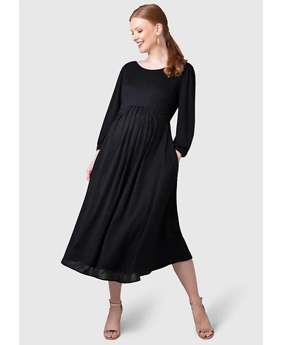 Tiffany Rose Maternity Isla Ribbed Jersey Dress