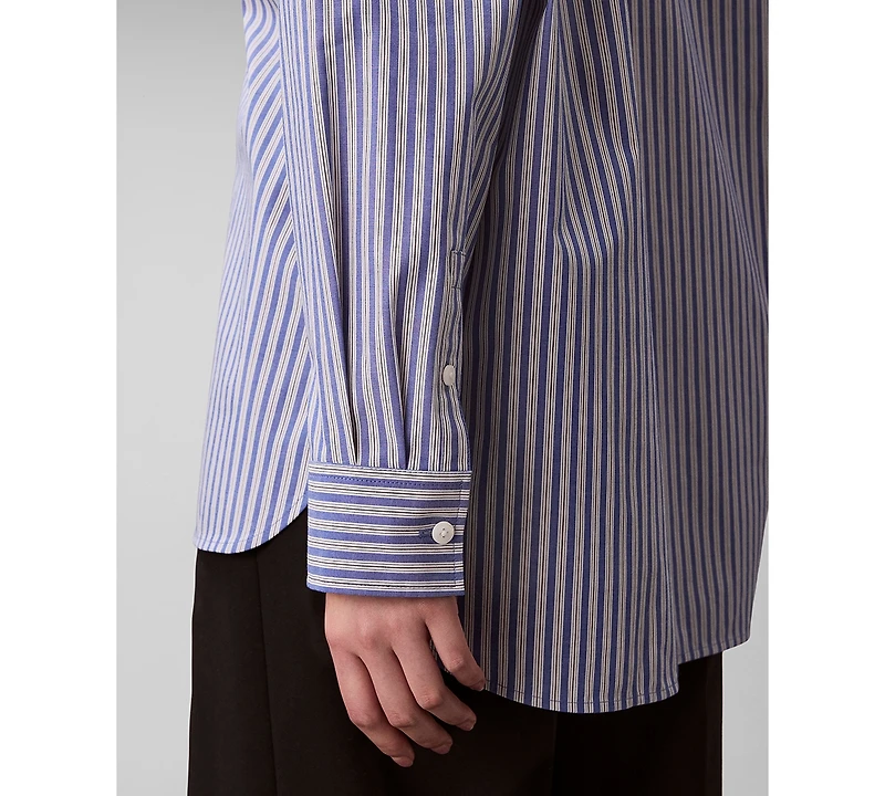 Calvin Klein Jeans Women's Poplin Relaxed Button Down Shirt