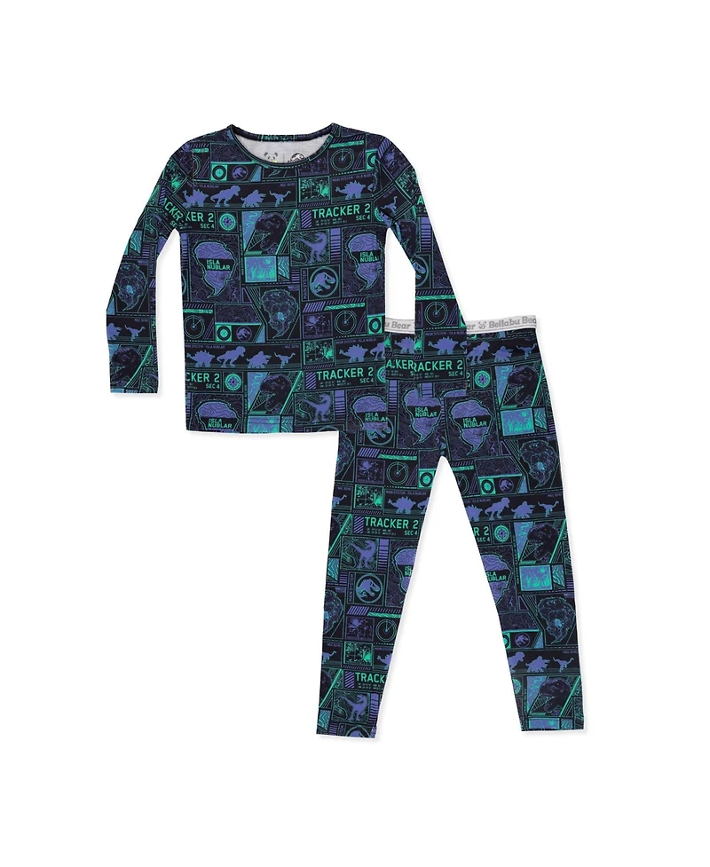 Bellabu Bear Kids Unisex Kids' Jurassic Park: Tracker Set of 2 Piece Pajamas