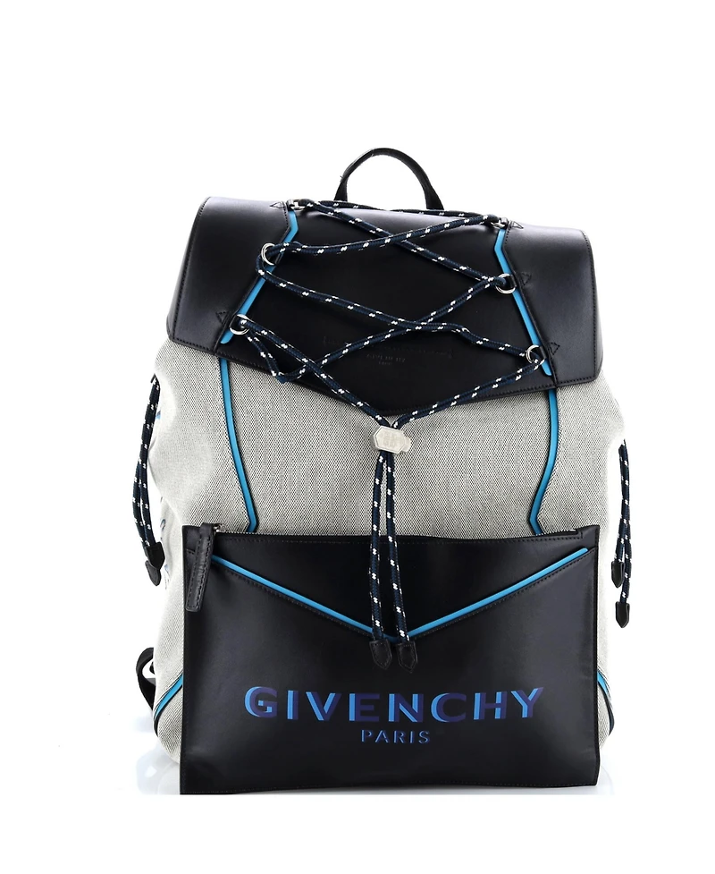 Pre-Owned Givenchy Large Bond Backpack Canvas with Leather