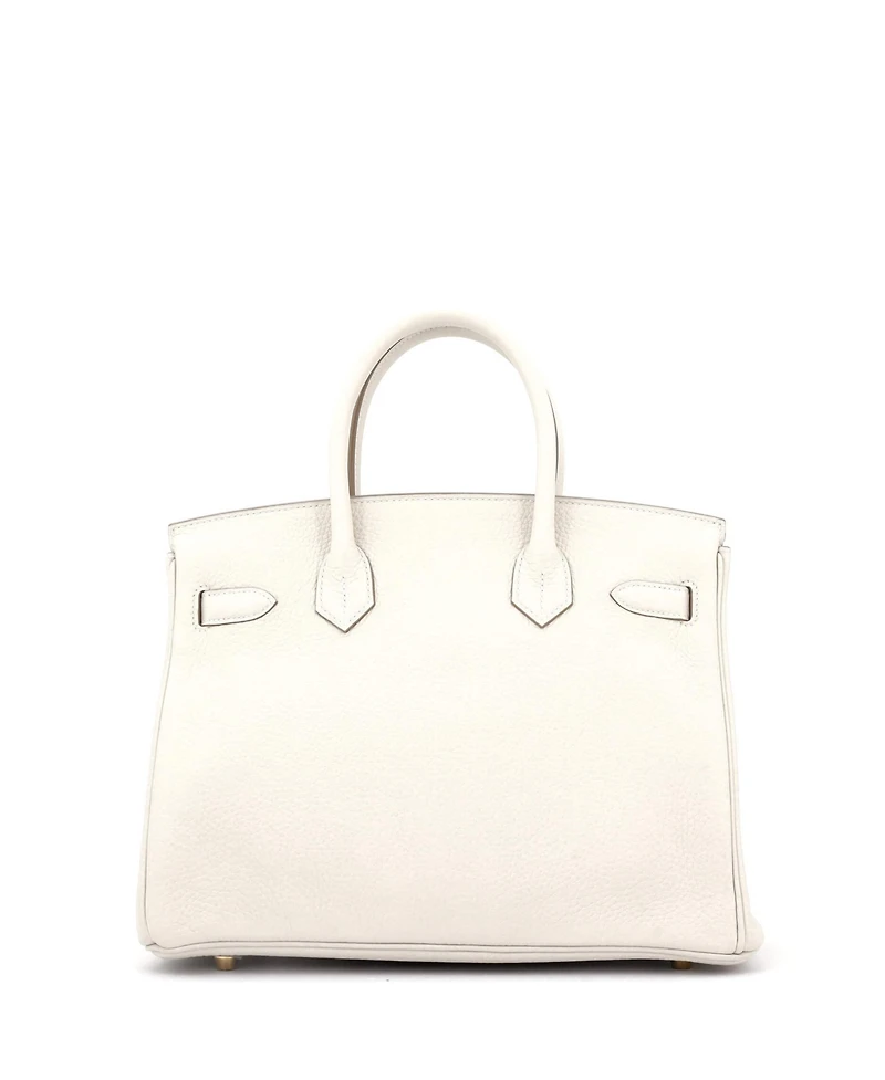 Pre-Owned Hermes Birkin 30 Handbag Light Togo with Gold Hardware