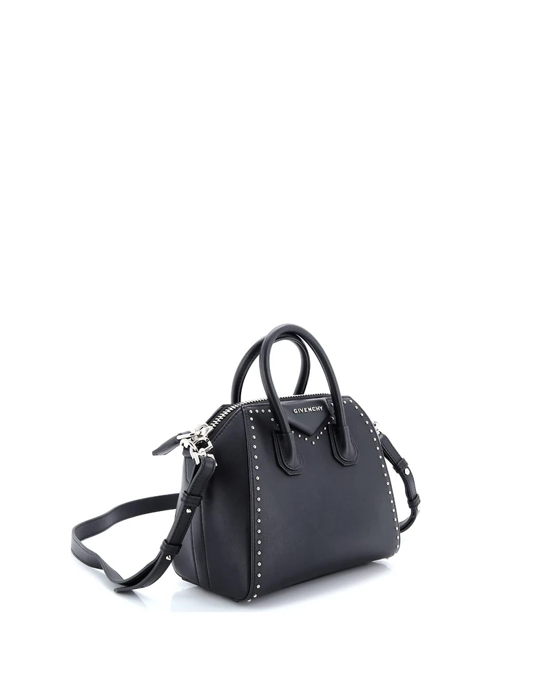 Pre-Owned Givenchy Mini Antigona Bag Studded Leather