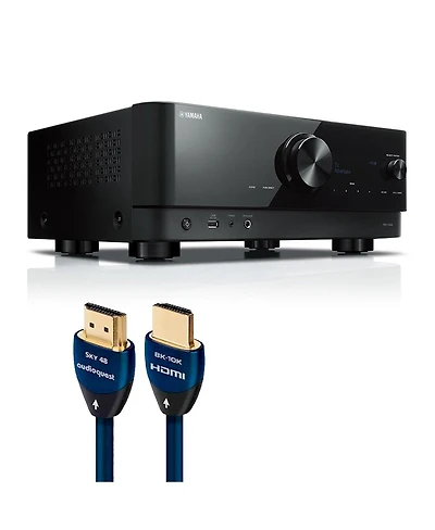 Yamaha Rx-V4 5.2 Channel Av Receiver with AudioQuest Sky 3m Hdmi Cable