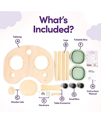 ComfyBumpy Sensory Table for Toddlers Sensory Bin Toddler Table for Indoor Play and Learning Activity Table for Boys & Girls