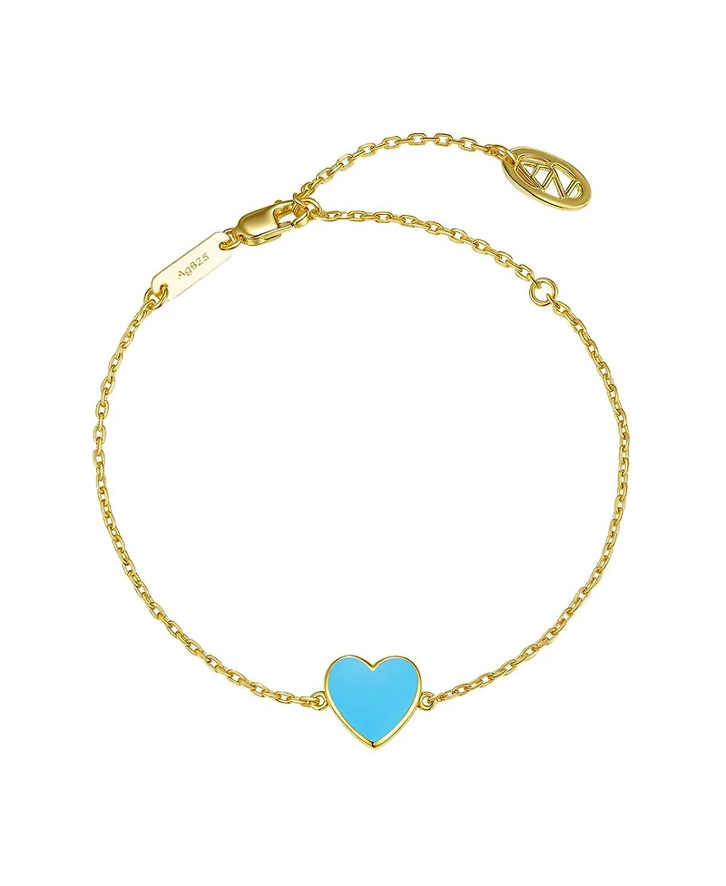 Anna Zuckerman Petit Love Bracelet in Sky Blue