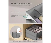 Set of 4 Drawer Organizers for Underwear and Closet Storage