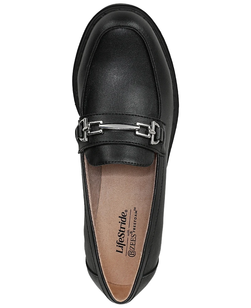 LifeStride Women's Dolce-Bit Wedge Loafer Shoes