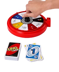 Mattel Uno Spin Card Game for Kid, Adult and Family Nights, Classic Play