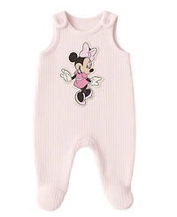 Disney Baby Girls 2-Piece Minnie Mouse Overall and Top Set