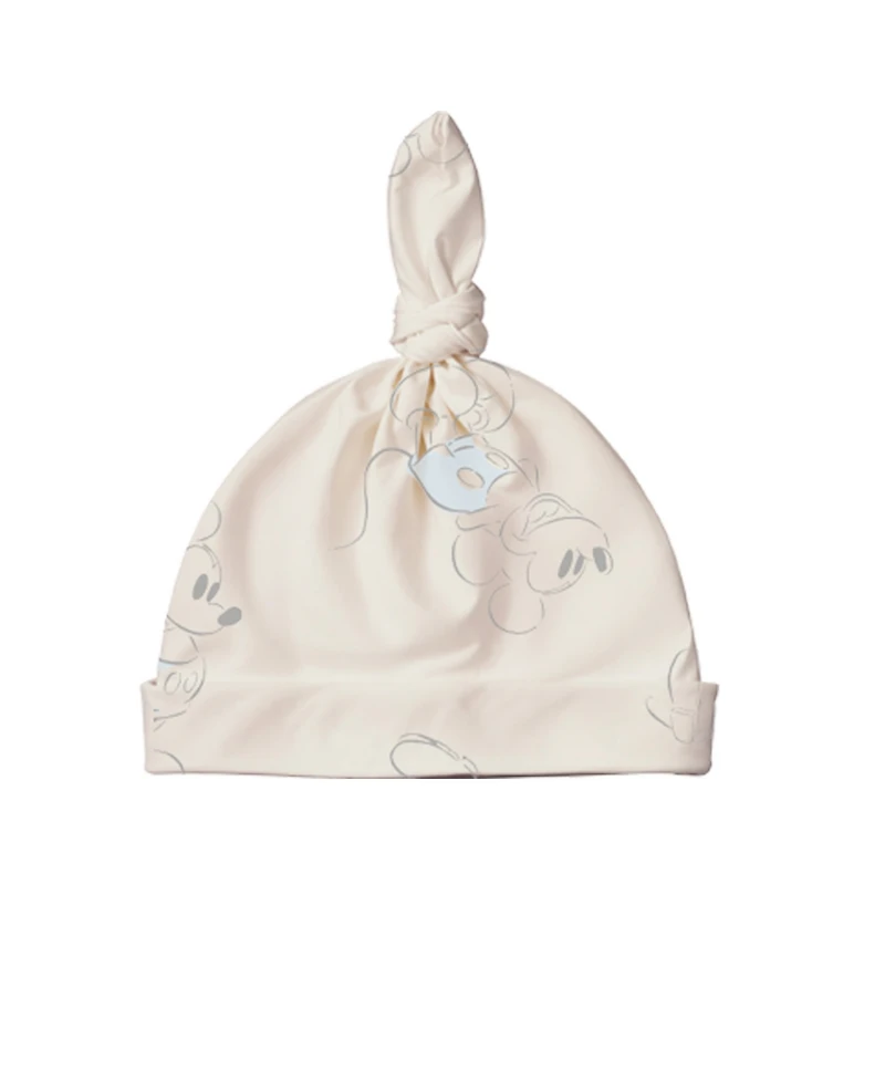 Disney Baby Boys 2-Piece Mickey Mouse Print Coverall and Hat Set