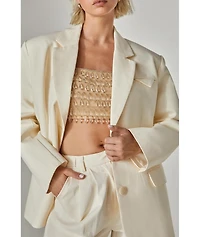 Nasty Gal Women's Twill Oversized Tailored Blazer