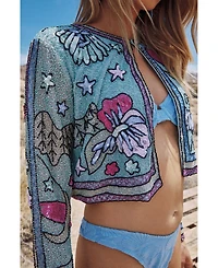 Nasty Gal Women's Celestial Placement Beaded Jacket