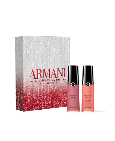 Giorgio Armani Luminous Silk Cheek Tint Liquid Blush Duo, 0.4 oz.
