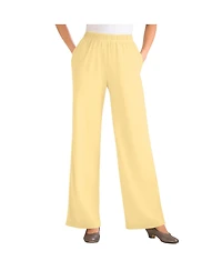 Woman Within Plus 7-Day Knit Wide-Leg Pant