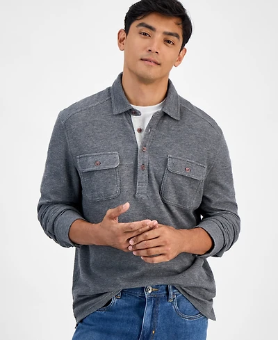 Tommy Bahama Men's Penn Cove Long-Sleeve Polo Shirt