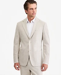 Michael Kors Men's Classic-Fit Tan Texture Suit Separate Jacket