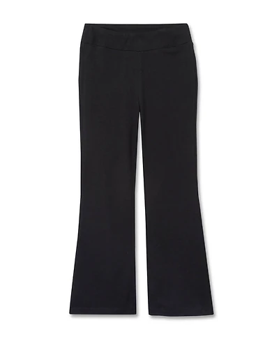 Lands' End Girls Tough Cotton Flare Leggings