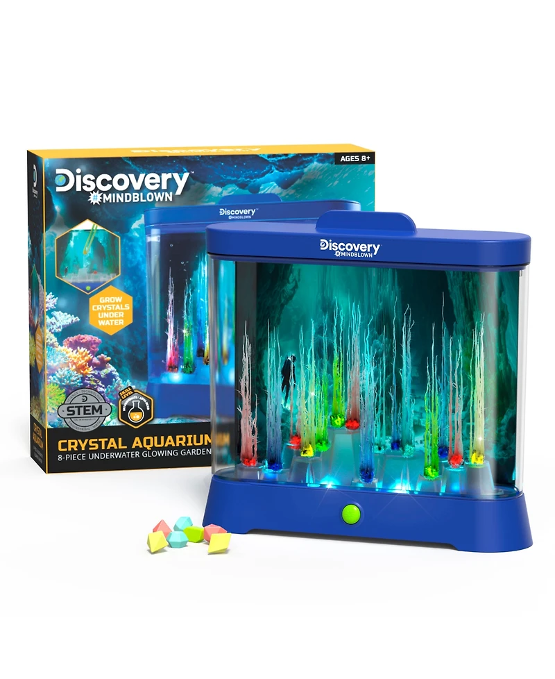 Discovery #Mindblown Crystal Aquarium 8-Pc. Set