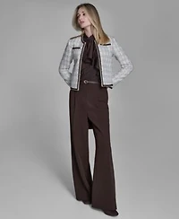 Bcbg Blazer Blouse Wide Leg Pants
