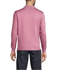 Lands' End Men's Long Sleeve Cotton Supima Polo Shirt