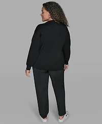 Karl Lagerfeld Paris Plus Embellished Amour Sweater