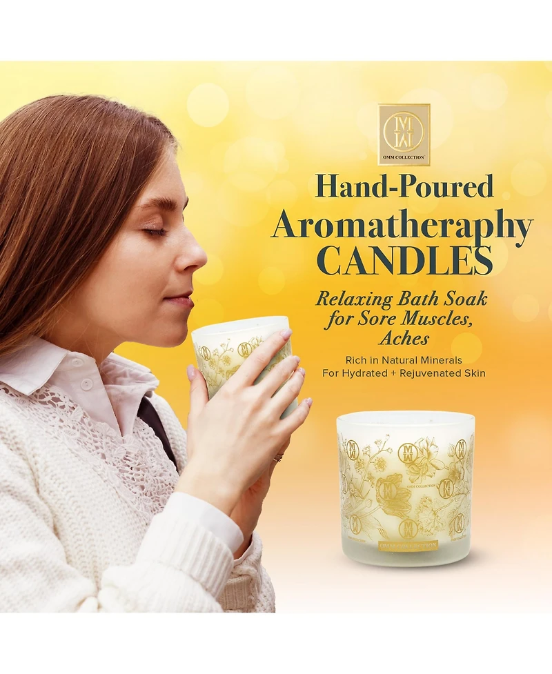 Omm Collection Garden Jewel Aroma Therapy Candle