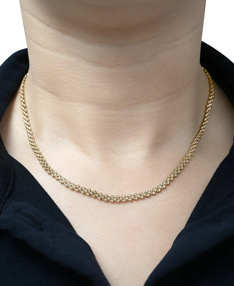 Diamond Necklace (2 ct. t.w.) in 14K Yellow Gold